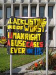 Unite the union protest at Salford Council 